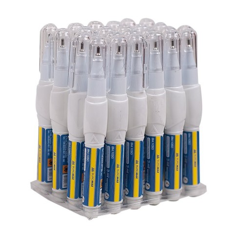 Коректор-ручка, JOBMAX, BM.1050, 3 мл, 24 шт. в упаковці