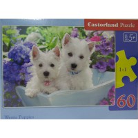 Пазли Castorland Щенки, 60 елементів, 32x23 см, B-066100