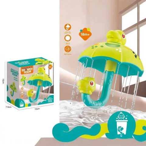 Гра для ванни Парасолька 15 см динозаврик обертається