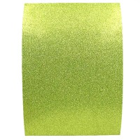 Фоаміран EVA Glitter HQ, 1.7 мм, Салатовий, з клеєм, А4, 10 аркушів в упаковці