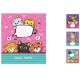 Зошити учнівські 12 аркушів лінія. 1В Cute kittens, 25 шт. в упаковці
