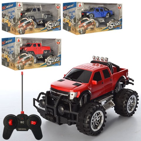 Джип на радіокеруванні, 1:18, 23 см, світло, на батарейках, 30x16.5x15.5 см (В асортименті)