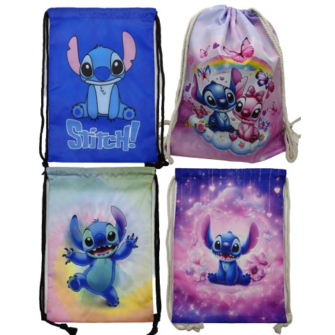 Мішок для взуття Стіч, не промокає, 34x43 см, 579 (В асортименті)