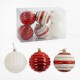 Новорічні прикраси 6 шт C67258