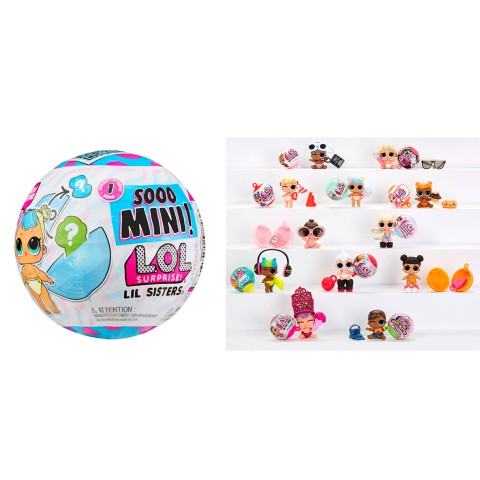 Ігровий набір з лялькою L.O.L. SURPRISE! серії Sooo Mini – КРИХІТКИ-СЕСТРИЧКИ (В асортименті, у дисплеї)