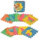 Килимок Мозаїка EVA, фігурки тварин, 10 деталей, 29x29x8 см, M2738