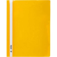Швидкозшивач пластиковий, А4, PP, жовтий, 6 шт.