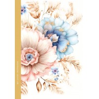 Блокнот, 105x165 мм, 55 г/м², 64 аркуші, інтегральна палітурка, матова ламінація 23167