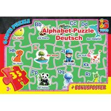 Пазли ТМ "G-Toys" - "Німецька Абетка", 35 ел.