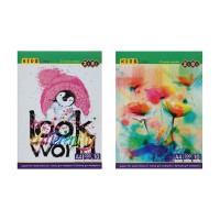 Папір для акварелі KIDS Line, А4, 10 аркушів, 200 г/м², картонна папка