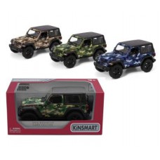 Модель джип jeep wrangler 5'' kt5420wb military hard top метал. Інерція відкр. Дв. 3кол. Коробка