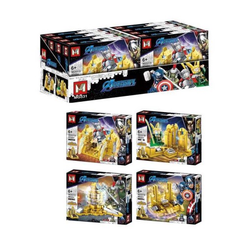 Конструктор Супергерої 4в1 88 деталей