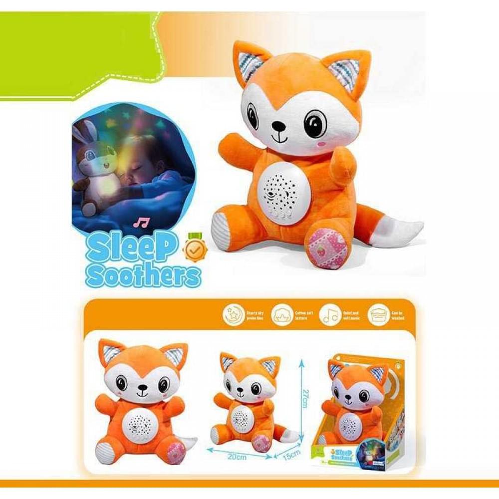 Нічник "Лисичка", звуки природи, мелодії, підсвічування, регулювання гучності DH11