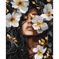 Набір для розпису по номерах Пелюсткова музика, 40x50 см