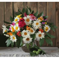 Набір для творчості алмазна картина Сонячний букет Strateg HEE13829, 30x30 см