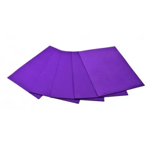 Набор фоамирана цветного, А4, 1 мм, 5 листов, Фиолетовый, EVA-1-025
