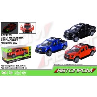 Машина металева АВТОПРОМ музика підсвічування відкриваються двері (в асортименті) AP74209