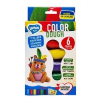 Набір для ліплення з тістом, 6 кольорів, TM Lovin