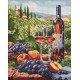 Алмазна мозаїка Фруктове вино Ideyka 40×50 см AMO8092