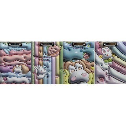 Планшет А4 Зайчик-3D, 4x50 (В асортименті)