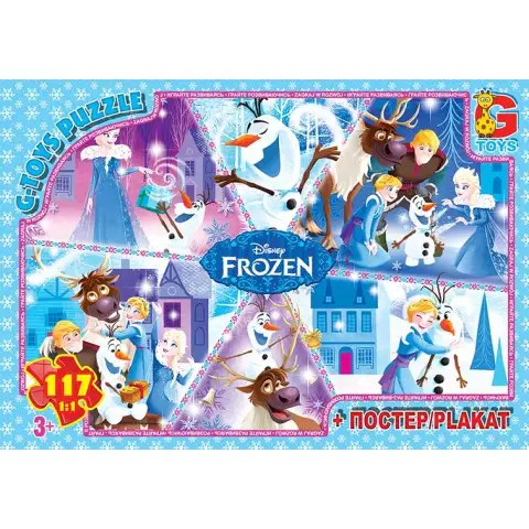 Пазли G-Toys Frozen, 117 елементів FR044