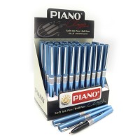 Ручка кулькова масляна Piano, чорна, 50 шт.