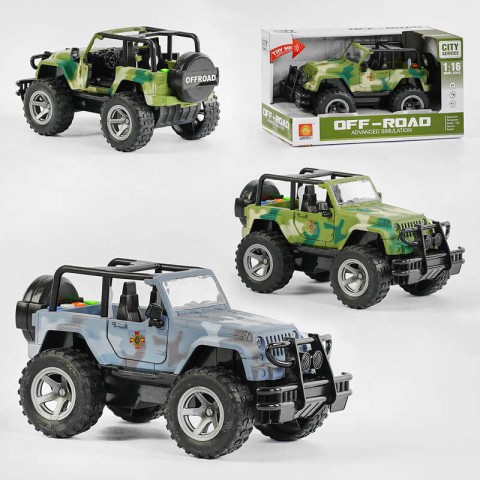 Джип інерційний, WY391A/WY391B, зі звуковими та світловими ефектами (В асортименті)