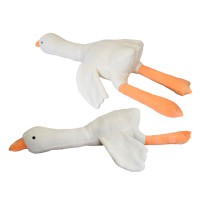 М'яка іграшка Гусак подушка обіймашка білий 110 см Г110-Б