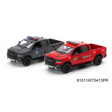 Модель пикап dodge ram 5'' kt5413wpr police/firefighter метал. Інерція відкр. Дв. 2в. Коробка