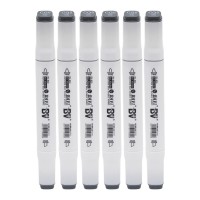 Скетч-маркер двосторонній №CG5, на спиртовій основі, 10 шт.