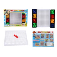 Мозаїка з цвяшками ігрове поле приклади малюнків 0023