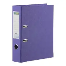 Регистратор двусторонний Elite, А4, 70/75 мм, PP, фиолетовый, сборный