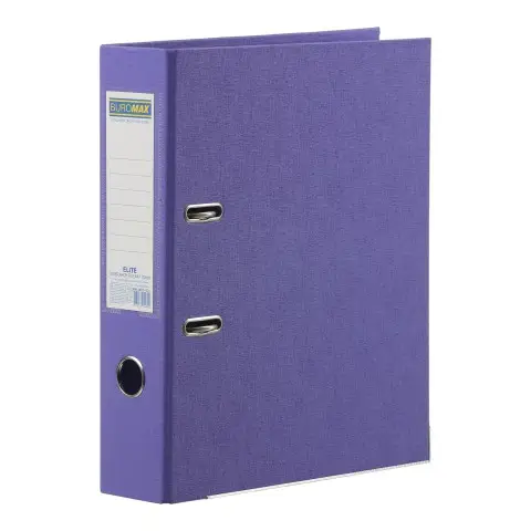 Реєстратор двосторонній Elite, А4, 70/75 мм, PP, фіолетовий, збірний