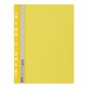 Папка-швидкозшивач із перфорацією, А4, жовтий, 6 шт.