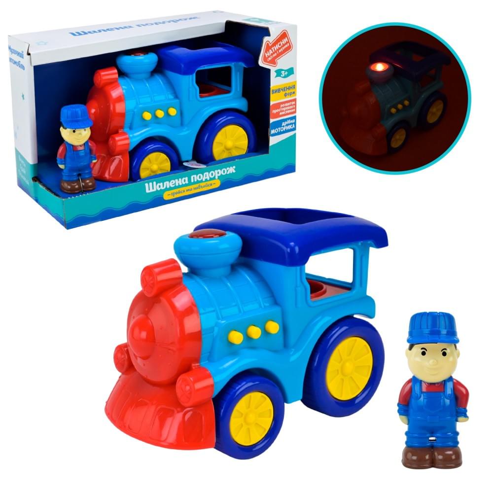 Машина муз. "Грайся та навчайся" батар., звук, світло, кор. 23,5*11,5*14,5см /72-2/