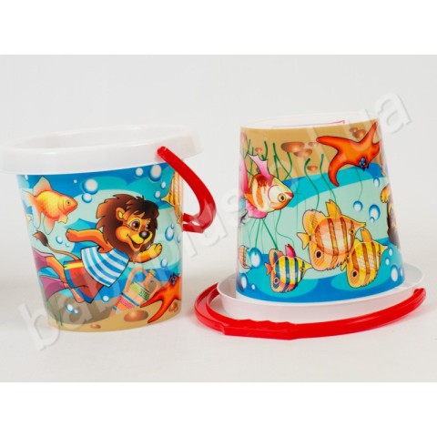 Відерко 3 ТехноК, з малюнком, 3145