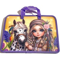 Папка на блискавці із ручками, А4+, P0222