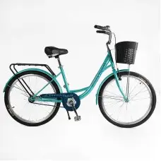 Велосипед міський Corso Travel TL-26417 26" + кошик, одношвидкісний