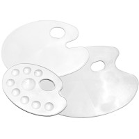 Палітра пластикова велика Люкс Колор, 41x29 см