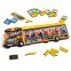 Двошаровий пазл-вкладиш Шкільний автобус Ubee ПСД270