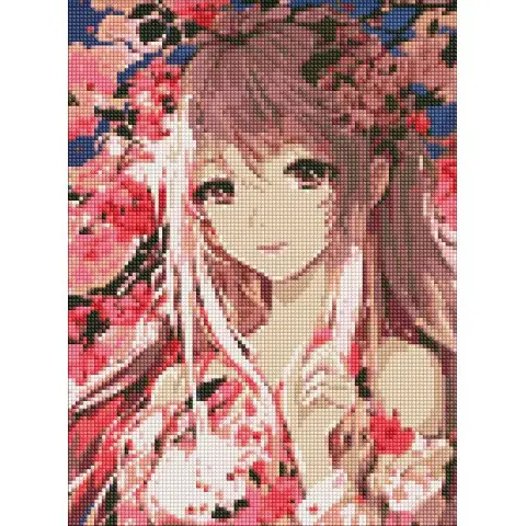 Набір з алмазною мозаїкою на підрамнику Весняний настрій Ideyka AMO7902, 30x40 см