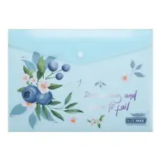 Папка-конверт на кнопці ARABESKI А4 матова напівпрозора чароїт (набір 2 шт) BM.3943-52