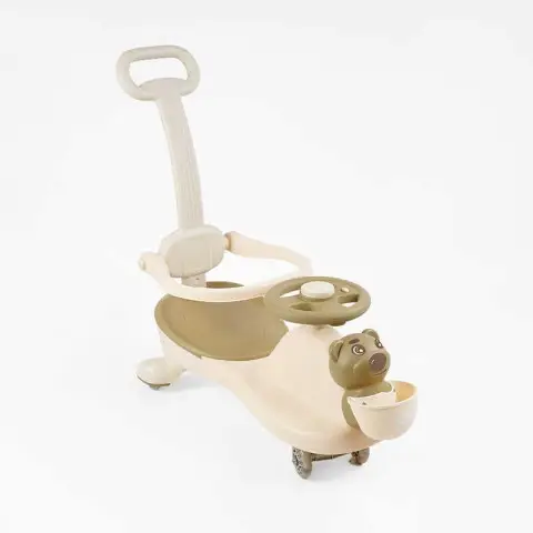 Каталка-толокар JOY, колеса PU зі світлом, музика та світло, захисний бампер, батьківська ручка, SJ-849-26