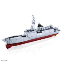 Конструктор Model Bricks Військовий корабель, M38-B0702, 417 деталей, 42.5x6.7x33 см