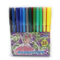 Фломастери Балерина, 24 кольори, ПВХ, Josef Otten