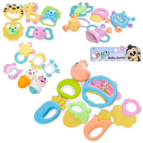 Набір брязкальців у ручку 3207 (В асортименті)