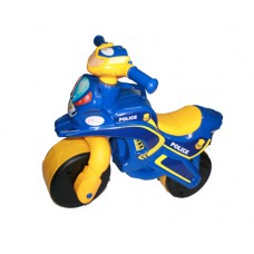 Мотоцикл doloni-toys байк поліція (музична) синій з жовтим (0157)