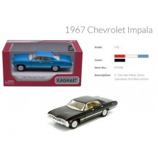 Модель легкова chevrolet impala (1967) 5'' kt5418w метал. Інерція відкр. Дв. 4кол. Коробка
