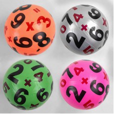М'яч гумовий 4 кольори, розмір 9", вага 60 грамів (C44662)