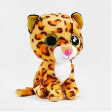 М‘яка іграшка "леопард", окастик, висота 22 см